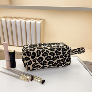 Fashion Leopard Print Large Capacity Makeup Bag 3 Pieces Set <b>Travel</b> Portable Toiletry Multi Function Storage <b>Pouch</b> - Product Image 5