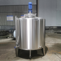 Prix usine chauffage refroidissement émulsionner réservoir de mélange avec pompe à émulsion Silverson homogénéisateur à haut cisaillement émulsifiant pompe