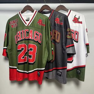 メーカーカスタムロゴメンズ特大メッシュジャージーTシャツサッカーバスケットボール野球練習用 - Product Image 5