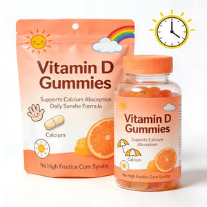 Gomitas de Vitamina <span class=keywords><strong>D</strong></span> de Alta Potencia, Veganas, Sin OMG, Orgánicas, Certificadas por COA y GMP, para el Apoyo Inmunológico - Product Image 2