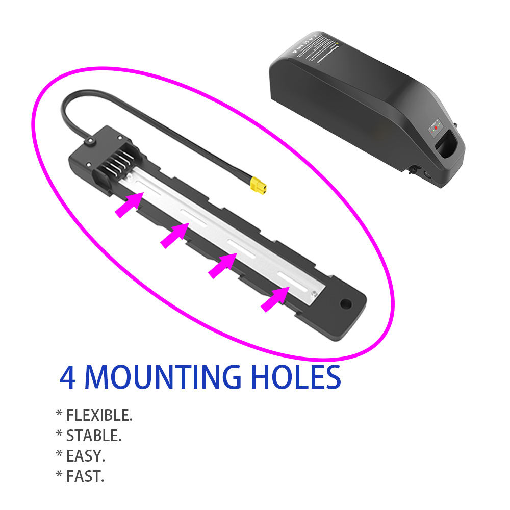 Hailong 48V25AH & 52V25AH Lithium Ebike Batteries for Bafang Motor