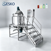Machine mélangeuse homogénéisatrice à cisaillement élevé de qualité alimentaire pour la production de crèmes et de beurres corporels cosmétiques ESKO