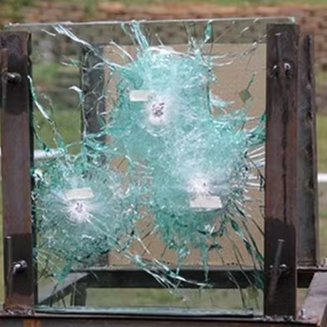 Ballistic Glass Armored Bullet-Resistant Glazing for Industrial Usage Curtain Wall & Decoration Price for Bulletproof Windows