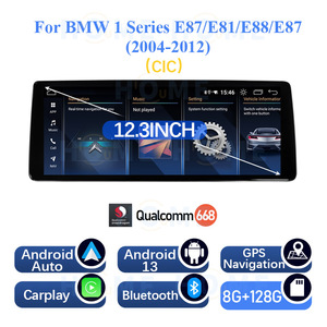 Autoradio Android 13 pour <span class=keywords><strong>BMW</strong></span> Série <span class=keywords><strong>1</strong></span> E81 E82 E87 2004-2012 12.3'' Carplay AndroidAuto Mirrorlink FM BT <span class=keywords><strong>GPS</strong></span> 4G - Product Image 5