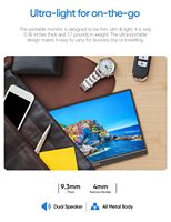 Extensor de pantalla portátil para ordenador portátil, monitor portátil para ordenador portátil, 1080P, 144Hz, 72%, 100%, 16,1, NTSC, sRBG