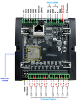 Kit Maison Intelligente Tuya ESP32-S3, Contrôleur IR Intelligent Android KinCony AG8 avec Écran 1024x768 et Affichage <2 pouces