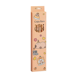 Crayons Capybara 2B avec gomme pour les élèves du primaire, usage scolaire et de bureau - Product Image 4