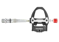 Pédales de vélo de route légères 275g avec axe en chromoly à roulement étanche, pédales clipsables en nylon à levier haut et système de blocage automatique