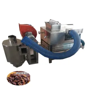 Winnowing Cacao Peeler Winnower Roasted Cocoa Peeling Machine