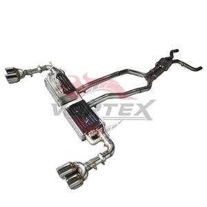 Escape Vortex para Porsche 958 Cayenne 3.0T 3.6 4.8 4.8T 2011-2014, Acero Inoxidable Pulido Espejo, 1.5mm de Grosor, Escape con Válvulas - Product Image 5