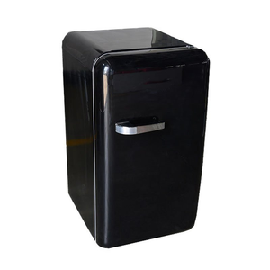 Réfrigérateur compact <span class=keywords><strong>vintage</strong></span> à vitesse fixe et dégivrage automatique, 140L BC-140, électrique, écoénergétique, silencieux et élégant, pour la maison et l'appartement - Product Image 3