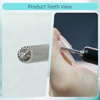 HYTOOS Fraise à ongles en carbure de tungstène XF 2,3 mm Mini Baril Rotation Bidirectionnelle pour Élimination du Gel Acrylique Manucure Pédicure