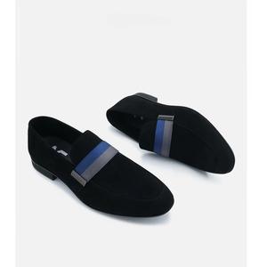 Chaussures de mariage pour hommes d'affaires haut de gamme, chaussures en cuir à enfiler, surface brillante, cuir de vachette pleine fleur, marche confortable, ne fatiguent pas les pieds - Product Image 2