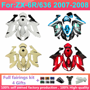 Nouveau kit de carénage complet ABS pour moto, compatible avec Zx6r 636 Zx-6r 2007 07 08, carénages personnalisés, carrosserie Zxmt Zx-6r/636 2007-2008 ABS - Product Image 3