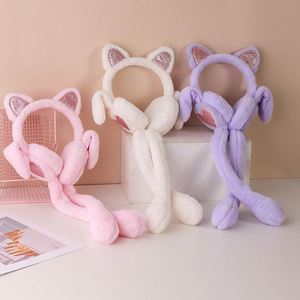 Winter New Warm Baby Earmuff Thick <b>Plush</b> Retractable <b>cat</b> Ears Children's <b>Plush</b> Earmuffs for Women - Product Image 1