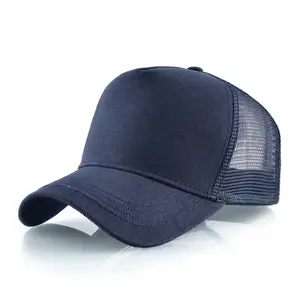 LƯỚI 5 Bảng Trống Đồng Bằng Tùy Chỉnh Cotton Twill Mũ Bóng Chày Trucker Hat Cho Nam Giới Và Phụ Nữ