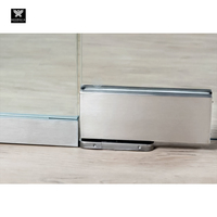 Accessoires de quincaillerie de porte de haute qualité, ressort de porte hydraulique au sol, sans creuser, ressort de porte dissimulé pour portes pivotantes en verre