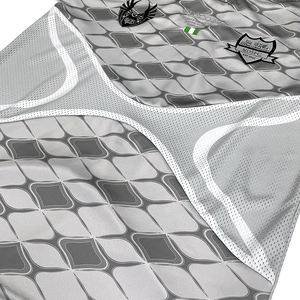 Camiseta de fútbol personalizada de alta calidad, diseño de logotipo de sublimación, camiseta de fútbol de tela de empalme Retro callejero - Product Image 6