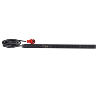 PDU triphasé AV3P-MI212A3 à montage en rack avec prises IEC C13 et prise d'entrée industrielle pour armoires de serveurs de centre de données