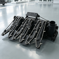 Matériel agricole pour tracteurs : Machine de récolte à faible consommation pour blé, riz et soja, avec moteur et boîte de vitesses pour décorticage
