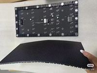 Écran LED souple HDZX haute luminosité pour tunnel de centre commercial, intérieur/extérieur, personnalisé, module SMD P1.53, panneau vidéo flexible, SDK
