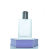 En Stock bouteille de parfum de voyage 30ML mat revêtement Transparent Rectangle pulvérisateur conteneur vide 1oz femmes hommes emballage cosmétique
