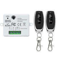 Interrupteur intelligent RF433 avec télécommande, indice de protection IP65, AC 85-240V, contrôleur sans fil marche/arrêt pour lumières, appareils électroménagers, usage domestique