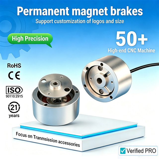 24V DC 200 Nm Max Torque Permanent Magnet Brake | Customizable Steel Servo Motor with Engine ISO 9001:2008 Certified