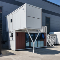Villa Capsule Moderne Insonorisée pour Camping, Maison Modulaire Préfabriquée, Petite Cabine Portable pour Hôtel