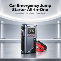 Démarreur de Voiture Professionnel 1000A de Pointe 8000mAh avec Compresseur d'Air et Batterie Externe pour Urgences Automobiles OEM ODM