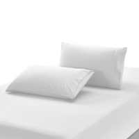 Literie en microfibre drap plat-housse 1800 pièces poche profonde 4 pièces ensemble de draps de lit d'hôtel pour hôtel
