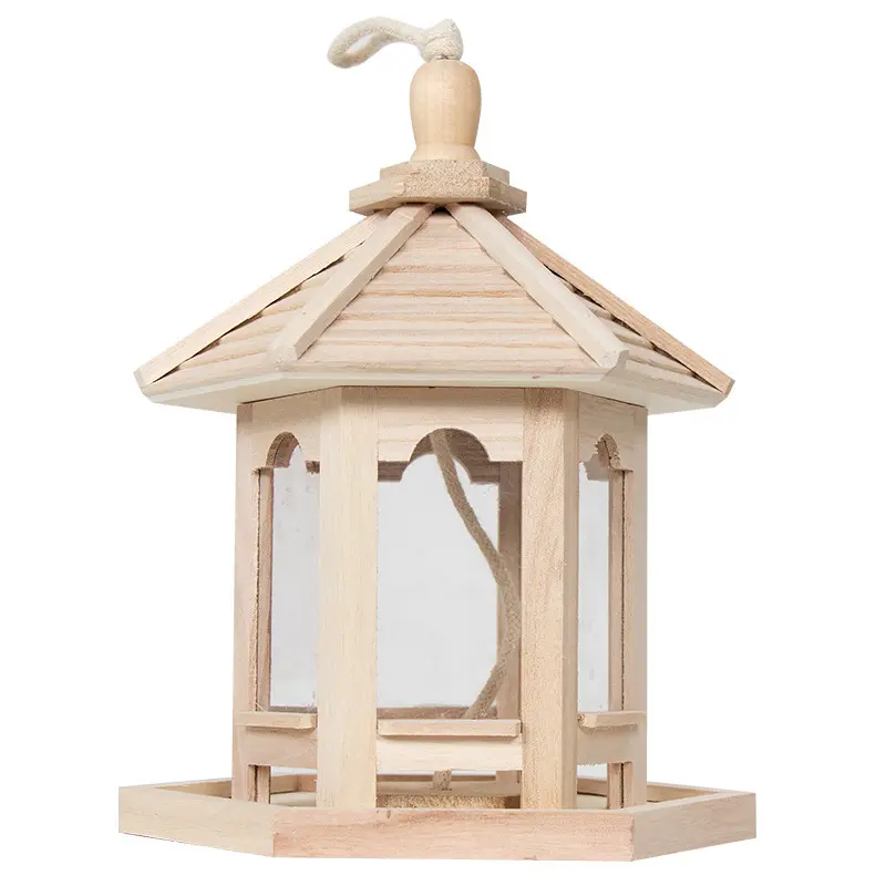 Best Selling Cheap Feeder Hanging Outdoor Decoration Wooden Bird House Online