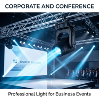 Projecteur Sharpy Beam 380W IP65 avec contrôle DMX512 et sonore pour éclairage de scène, discothèque, mariage et conférence