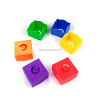 Accessoire de billard de haute qualité coloré 144 pc/boîte porte-craie de billard en plastique mallette de rangement pour queue de billard