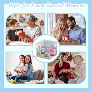 Hamaileon DIY Miniature en bois <span class=keywords><strong>pour</strong></span> maison <span class=keywords><strong>de</strong></span> poupée, <span class=keywords><strong>kit</strong></span> <span class=keywords><strong>de</strong></span> meubles, style créatif, modèle <span class=keywords><strong>de</strong></span> jouet, accessoires anti-poussière <span class=keywords><strong>pour</strong></span> adolescents et adultes - Product Image 6