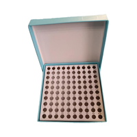 Fabricante de suministro de plástico criovial congelador caja laboratorio consumible desechable congelación tubo caja
