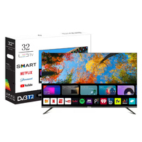 Televisor Inteligente LED Delgado de Alto Rendimiento 4K UHD HDR de 65 Pulgadas con Sistema Android, VIDAA y WebOS, Control Remoto por Voz USB, WiFi, Negro, Televisión para el Hogar