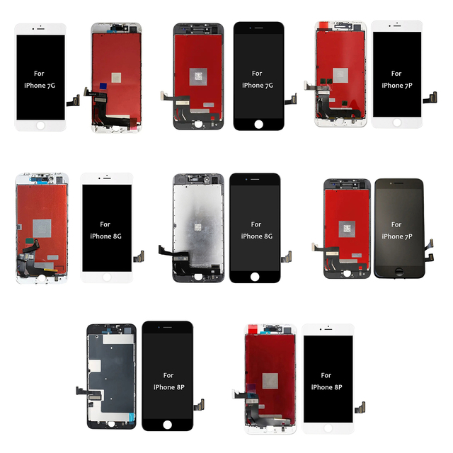 Supplying Mobile LCD Screen Display Assembly for iPhone 8 Plus Touch Pad Original Replacement Repair Kit in Wholesale Price