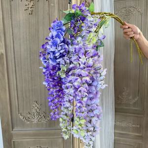 Popolare Laburnum Artificiale Pendente, Fiori di Fagiolo e Glicine Densi, Piante Verdi per Decorazioni Domestiche, Alberghi e Matrimoni - Product Image 3