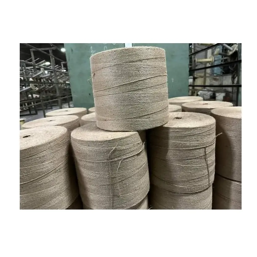 Pabrik Langsung Pembuatan Kualitas Tinggi Benang Rami Warna Alami untuk Menenun Jahit Rajut dari Bangladesh dari Bangladesh
