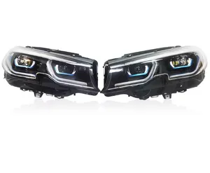 BMW 3 serisi 2018 G28 G20 için G20 lazer far LED farlar tarama fonksiyonu ile moda lazer yükseltme far