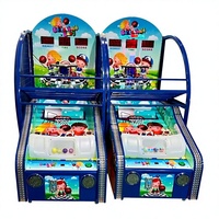 Arcade électronique d'intérieur adulte à pièces pour machine de jeu avec panneau en plastique métallique langue anglaise pour centres de jeux