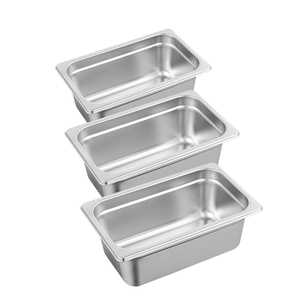 Daosheng <strong>Restaurant</strong> Equipment Durable Stainless Steel Gastronorm GN <strong>Food</strong> Container Ice Cream Pan Buffetware - Product Image 6