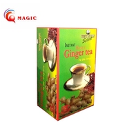 Thé au gingembre et au miel instantané, stimulant la santé, boisson au gingembre et au miel instantané cristallisé en vrac, sachets, bouteilles