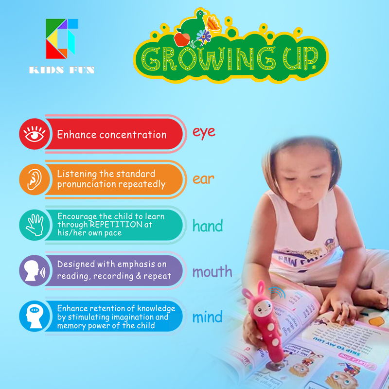 Wholesale Hot Selling Growing up Children Audio Books