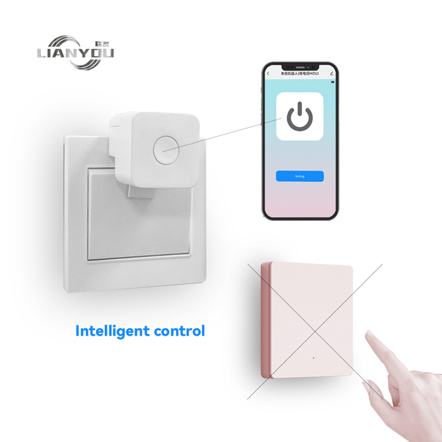 Smart Switch Button Pusher BLE Fingerbot Plus Smart Alexa Google Home Voice Remote Control Wireless Fingerbot