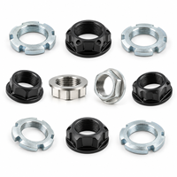 Écrou de tige de direction de moto personnalisé, écrou de triple étrier supérieur, écrou de fourche, écrou à bride fileté CNC personnalisé OEM