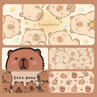 Tapis de Souris et Clavier de Bureau Gaming en Caoutchouc Écologique Imperméable Grand Format Personnalisable Motif Dessin Animé Mignon – En Stock