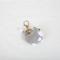 Jouets Amigurumi au crochet, animaux, chatons, chats, porte-clés au crochet faits à la main, porte-clés chat noir au crochet, poupées au crochet