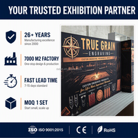 Stand d'exposition modulaire DETIAN, stand d'exposition portable, stand cylindrique extensible, vente en gros directe d'usine